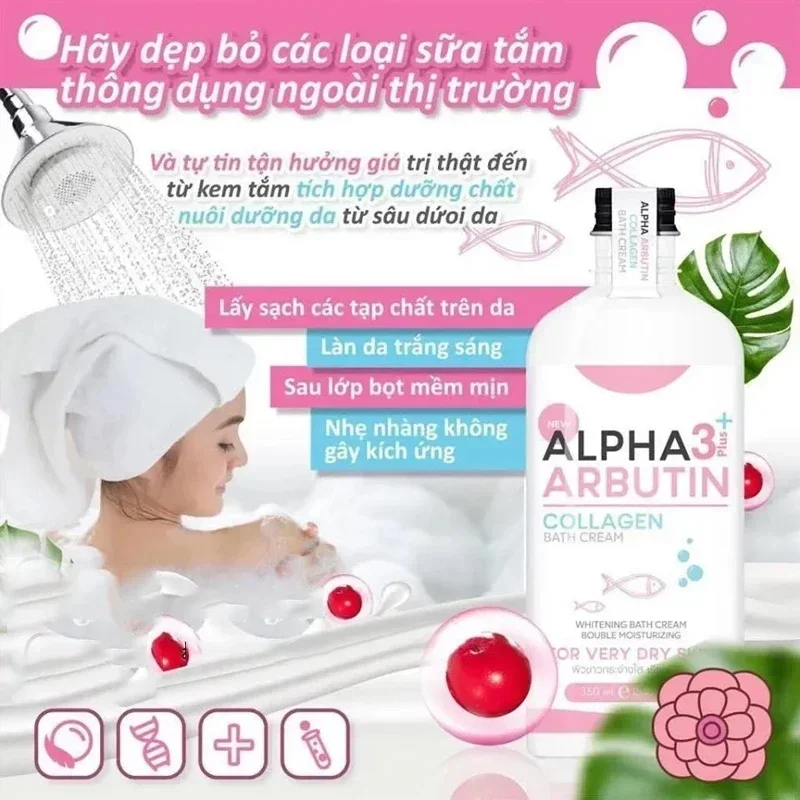 Alpha Arbutin 3+ Collagen Brightening Body Wash Improves Dullness and Firmness Prevents Darkening and Uneven Skin Tone 350ml