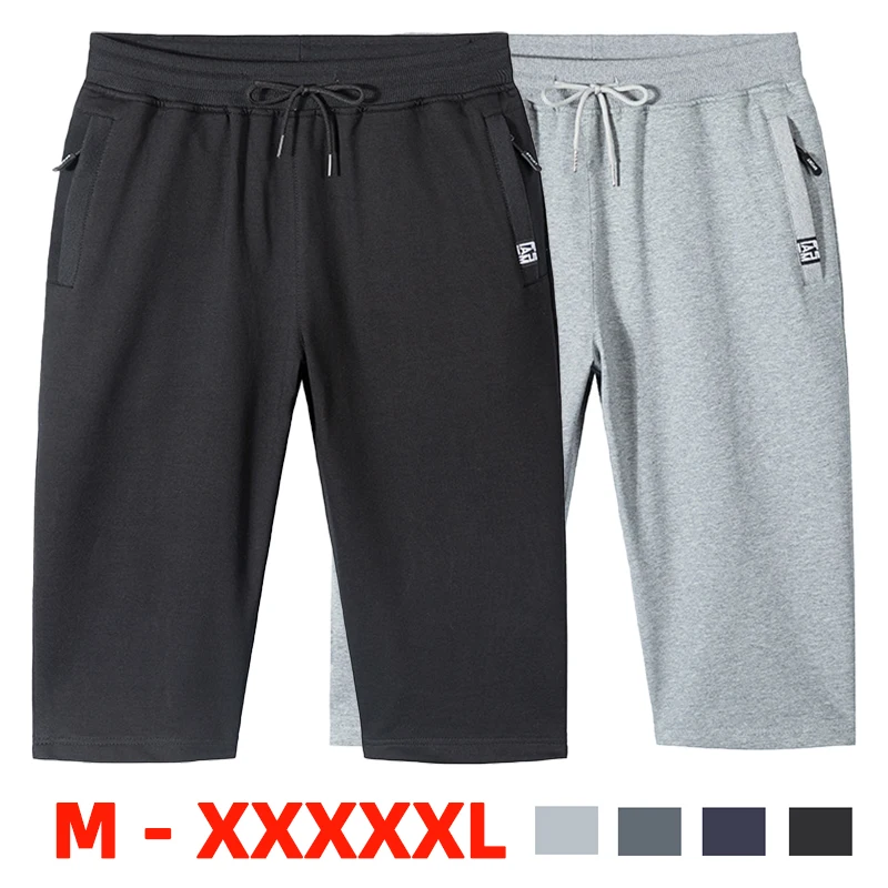 Adult Casual Sweatpants Men Casual Pants Fitness Men Sport Outdoor Shorts Black Jogger Track Shorts plus size 5xl men sporting beaching shorts trousers cotton bodybuilding sweatpants fitness short jogger casual gyms men shorts