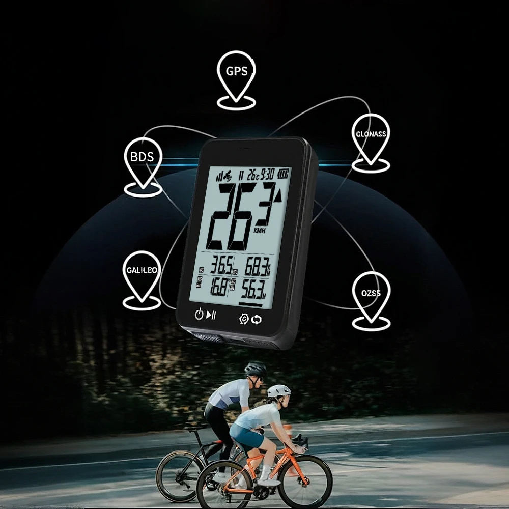 Ordenador inalámbrico para bicicleta, velocímetro, odómetro