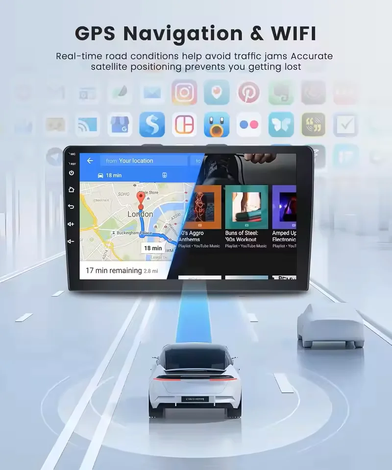 Para Lexus CT CT200 CT200h 2010-2018, Reproductor Multimedia Android 16 con Navegación GPS, Reproductor de Video, Estéreo para Auto, Carplay, Monitor, Radio, Pantalla 3