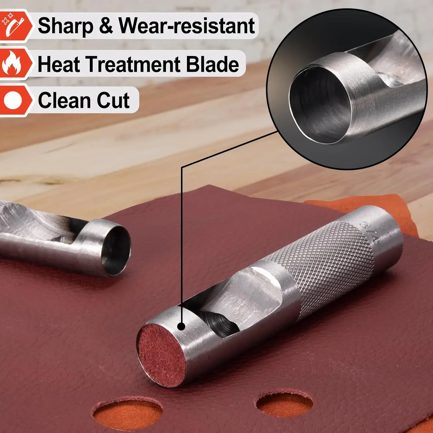 25-Size Leather Hole Punch Set 5