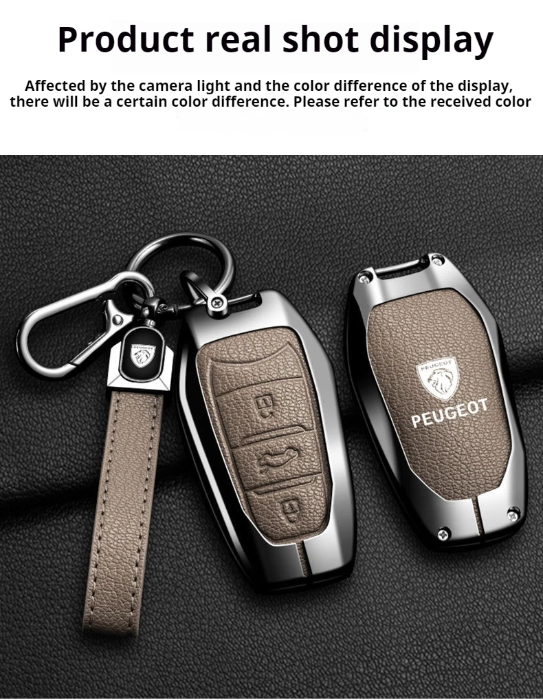 Zine Legierung Auto Schlüssel Fall Abdeckung Schlüssel Tasche Shell Für Peugeot GT-Line 206 207 208 301 307 308 407 408 508 607 2008 3008 4008 5008 RCZ – Detail 11