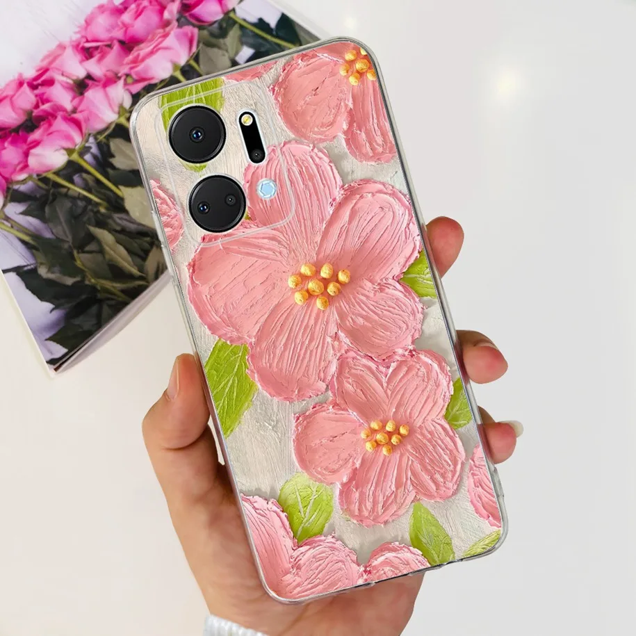 Elegant Silicone Soft TPU Phone Case - Flexible Protective Cover for 6.75-Inch Smartphones