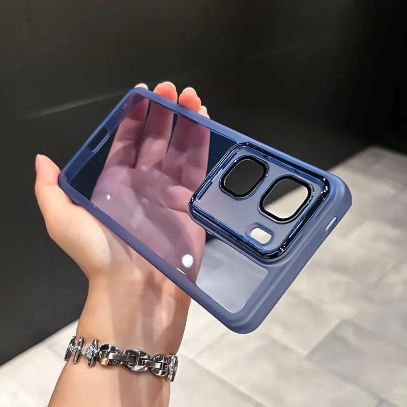 Transparent TPU Soft Silicone Shockproof Bumper Case with Camera Protection