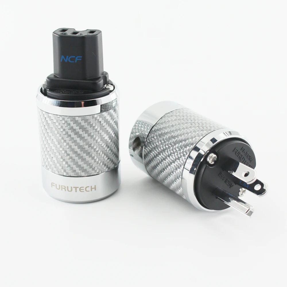 

High End furukaw FI-50 NCF Nano Crystal EU/US Power Rhodium Plating Hifi Supply Plug 15A 125V /10A 250V AC