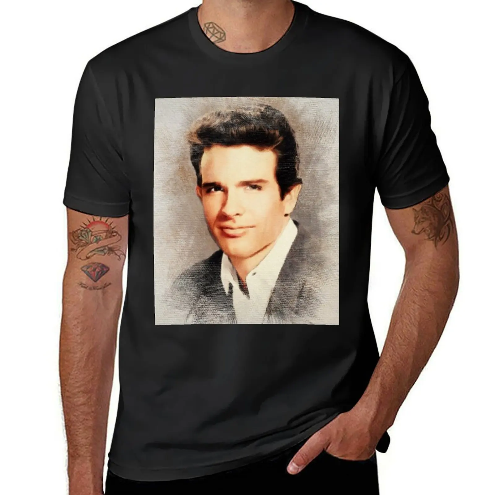 

Warren Beatty, Movie Legend T-Shirt plain Blouse aesthetic clothes plus sizes slim fit t shirts for men