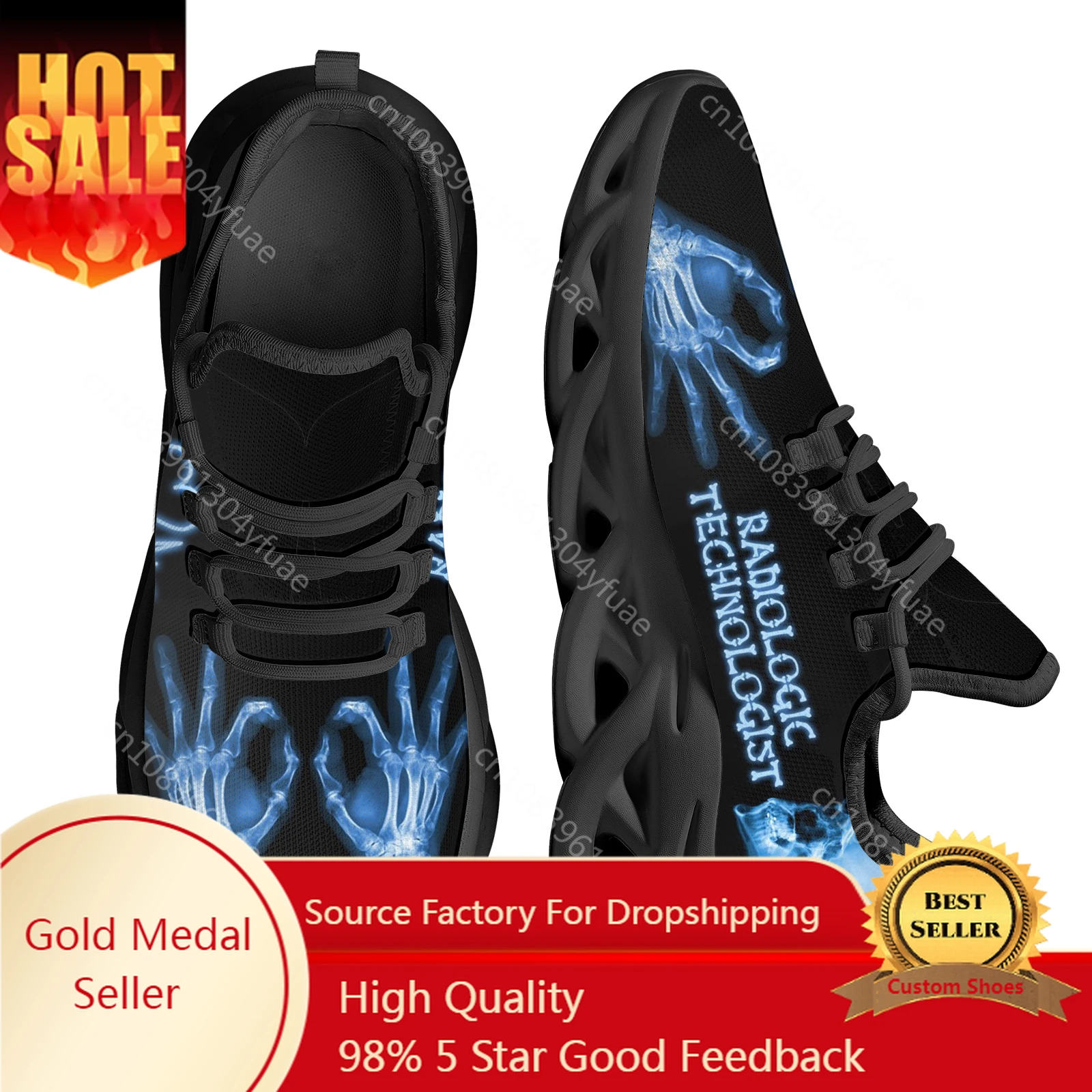 

Men Sneakers Shoes Radiologic Technologist Blue Print Casual Men's Lightweight Flats Footwear Zapatillas Hombre 2023