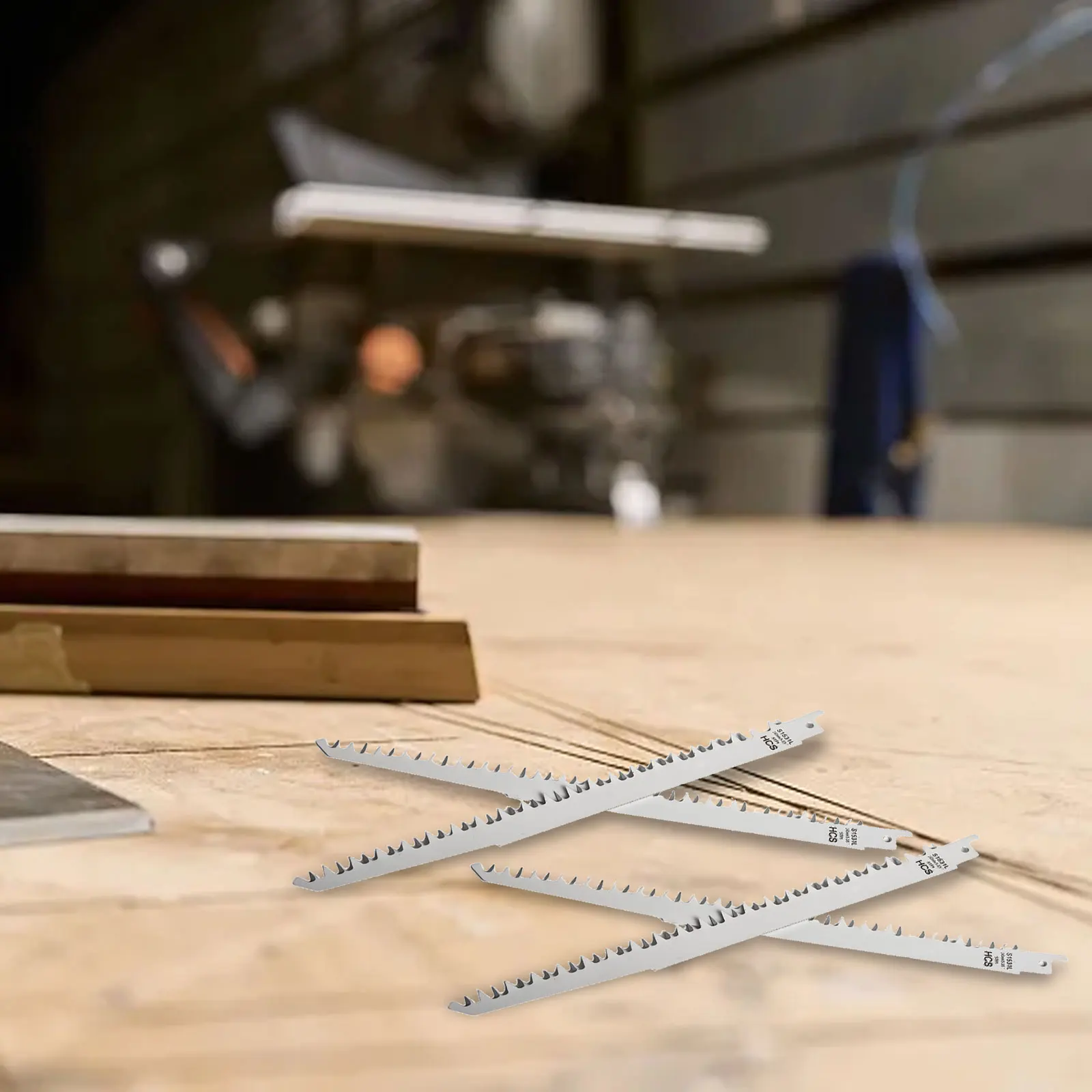 Description Picture 2 of item1/3/5 PCS Reciprocating Saw Blades For Woodworking Saber Saw Blades S1531L Navaja Multitool Metal Detector Ferramenta Garden