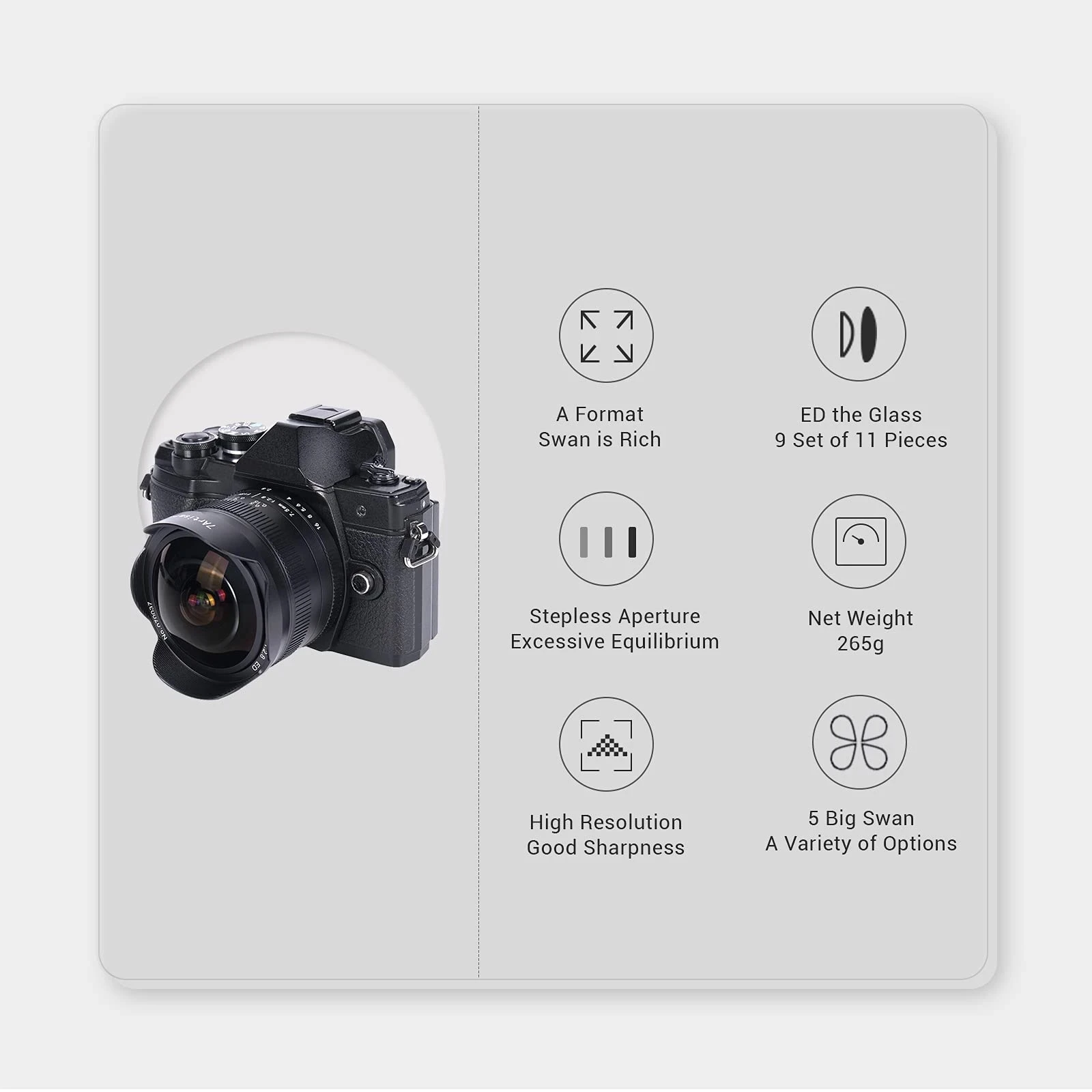 7artisans 7.5mm F2.8 II 미러리스 카메라 렌즈 (, 캐논 EF-M, 후지필름, 니콘 Z용) 7 Artisans 7.5 2.8