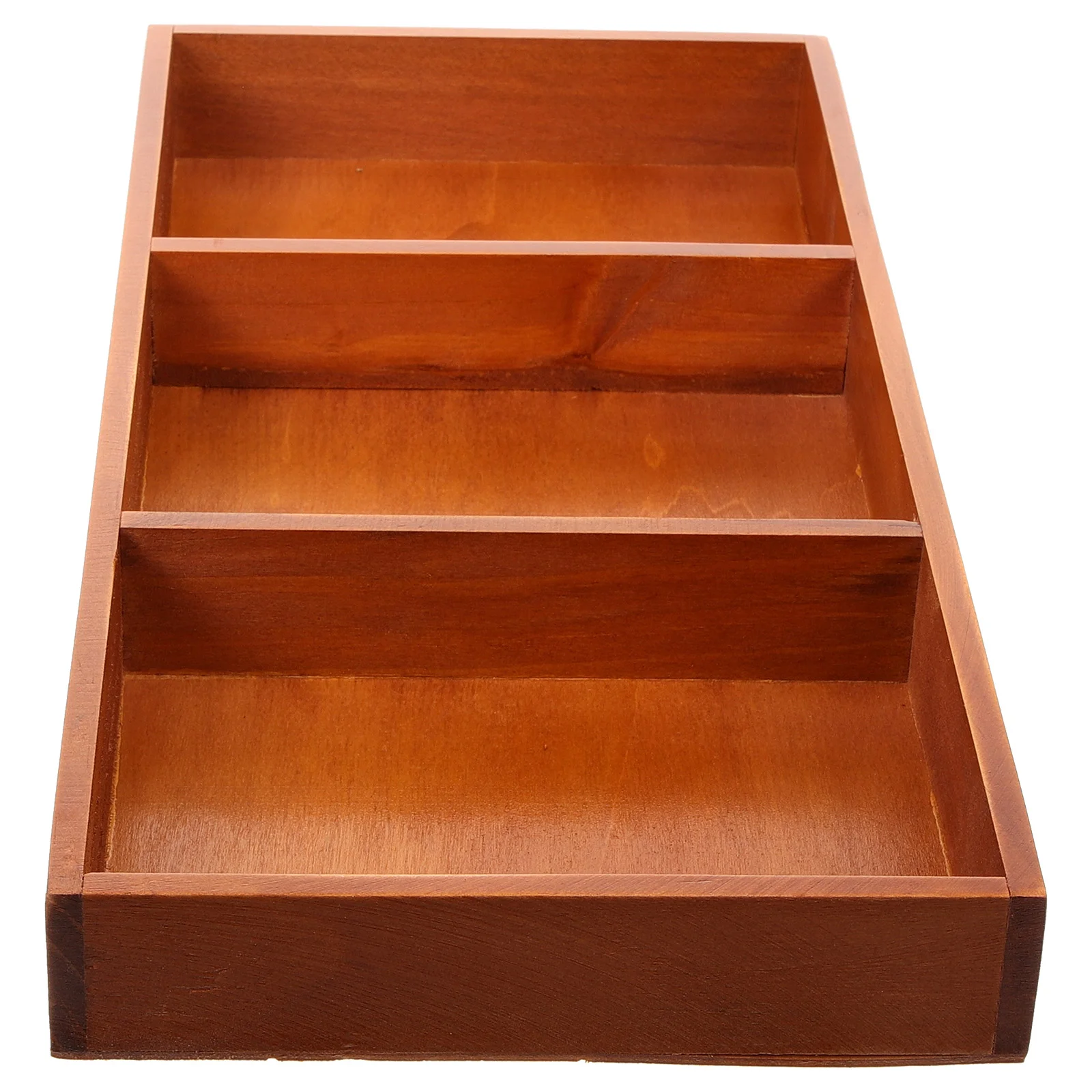 

Drawer Organizer Tray Rectangular Planters For Indoor Plants Large Rectangle Retro Color Wooden
