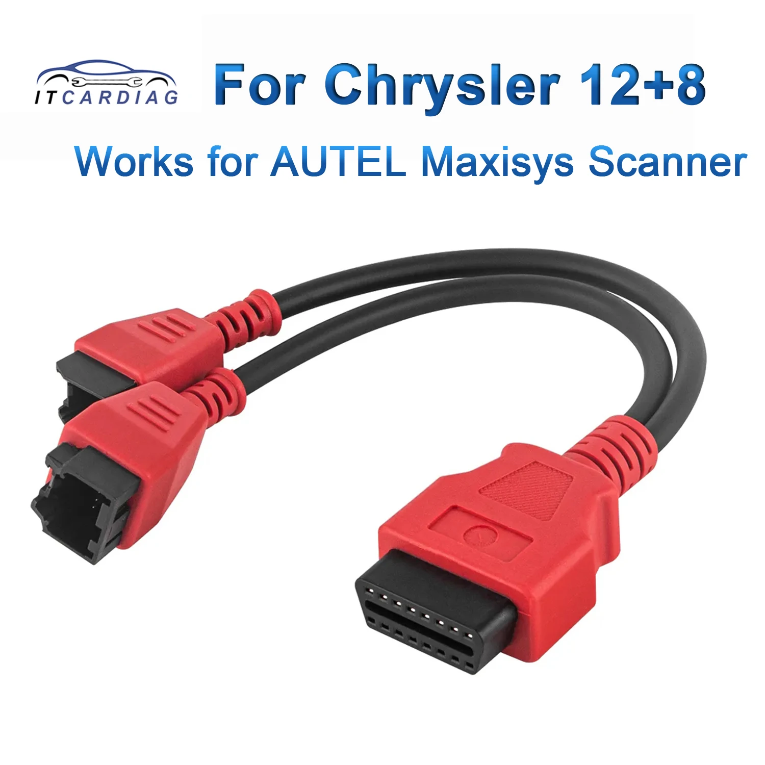 Per Chrysler 12 + 8 Connettore Cavo Di Alta Qualità Funziona Per Launch X431/Obdstar/Autel Maxisys Per Adattatore Chrysler 12 8