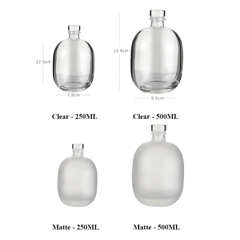 Clear/Matte classical party home lead-free glass bottle wine decanter barware whiskey decanter set wine aerator decanter