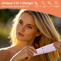 Hatteker Ion peigne à lisser Portable usage domestique négatif multi-température réglable lisseur nouveau modèle outil de coiffure 5