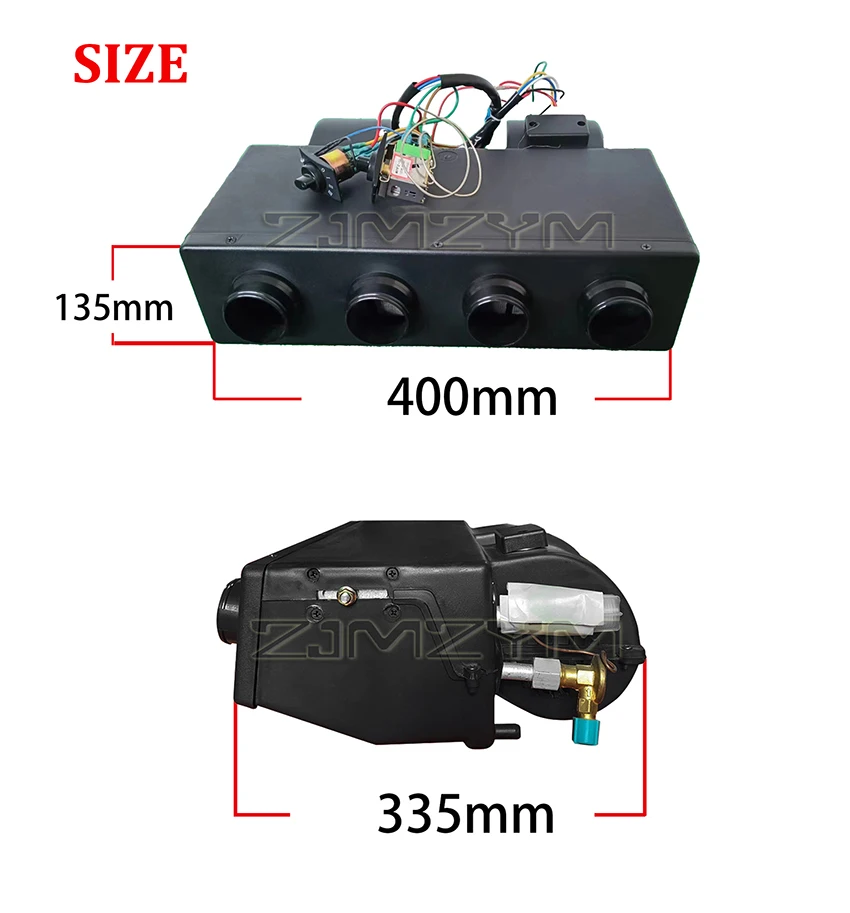 Universale Auto A/C Evaporatore Unità di Montaggio 12V 24V Mobile Aria Condizionata e Riscaldatore Per RV Van/Per Auto Refrigerazione Modifica - Image 3