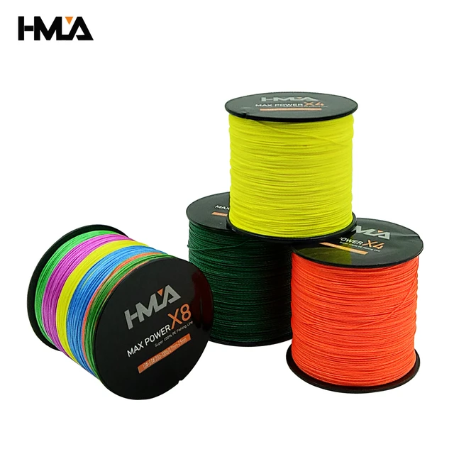 HMLA Braided Fishing line 300M 500M 1000M 8 Strands Multifilament Fishing  Wire Carp Fishing 20-100lb