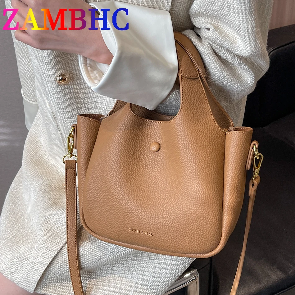 New 2023 Trend Versatile Women's Handbag Solid Color Casual Shoulder Bag  Luxury Pu Leather Classic Designer Crossbody Bag Simple - AliExpress
