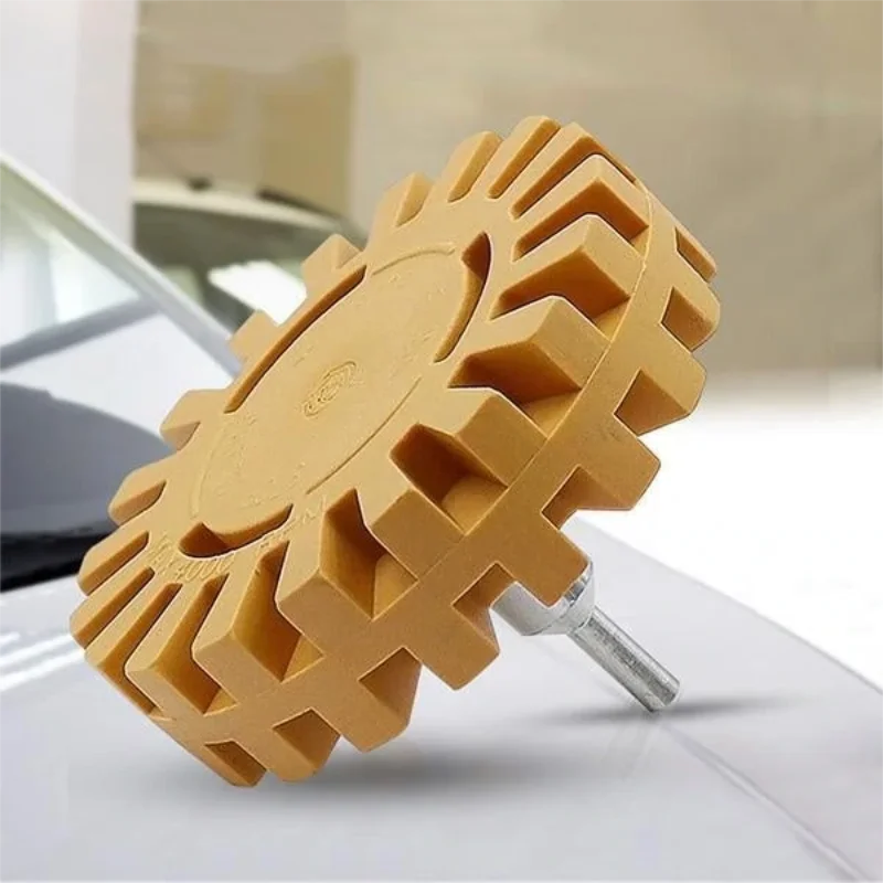 Car Pneumatic Shank Rubber Eraser Wheel Pad Rubber Disk Decal Eraser Car  Sticker Remover Paint Cleaner Car Polish Decal Remover - AliExpress