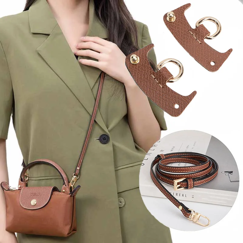 Accessori Per La Trasformazione Della Borsa Per Longchamp New Mini Bag Cinghie Di Conversione A Tracolla In Vera Pelle Senza Perforazione