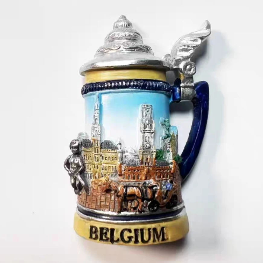 Description Picture 6 of itemEurope Belgium 3D Fridge Magnets Tourism Souvenir Refrigerator Magnets Sticker Collection Handicraft Decoration Articles