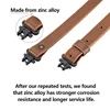 Raiseek Rifle Gun Sling Buffalo Hide Leather with Mil-Spec Swivels,Durable Gun Strap, Metal Hardware 1" Wide 4