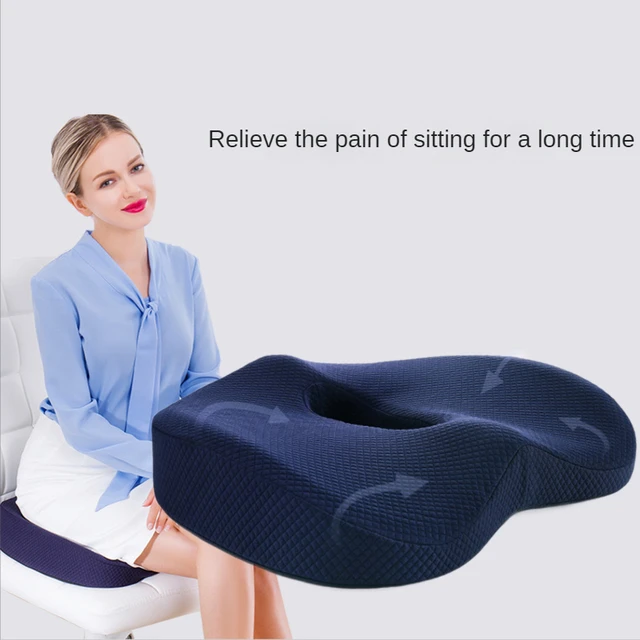 Irodai Ülés Párna Dekompresszió Fenék Csúszásgátló Anti-Hemorrhoid Ortopéd Memória Hab Ergonómikus Autó Ülések - Image 2
