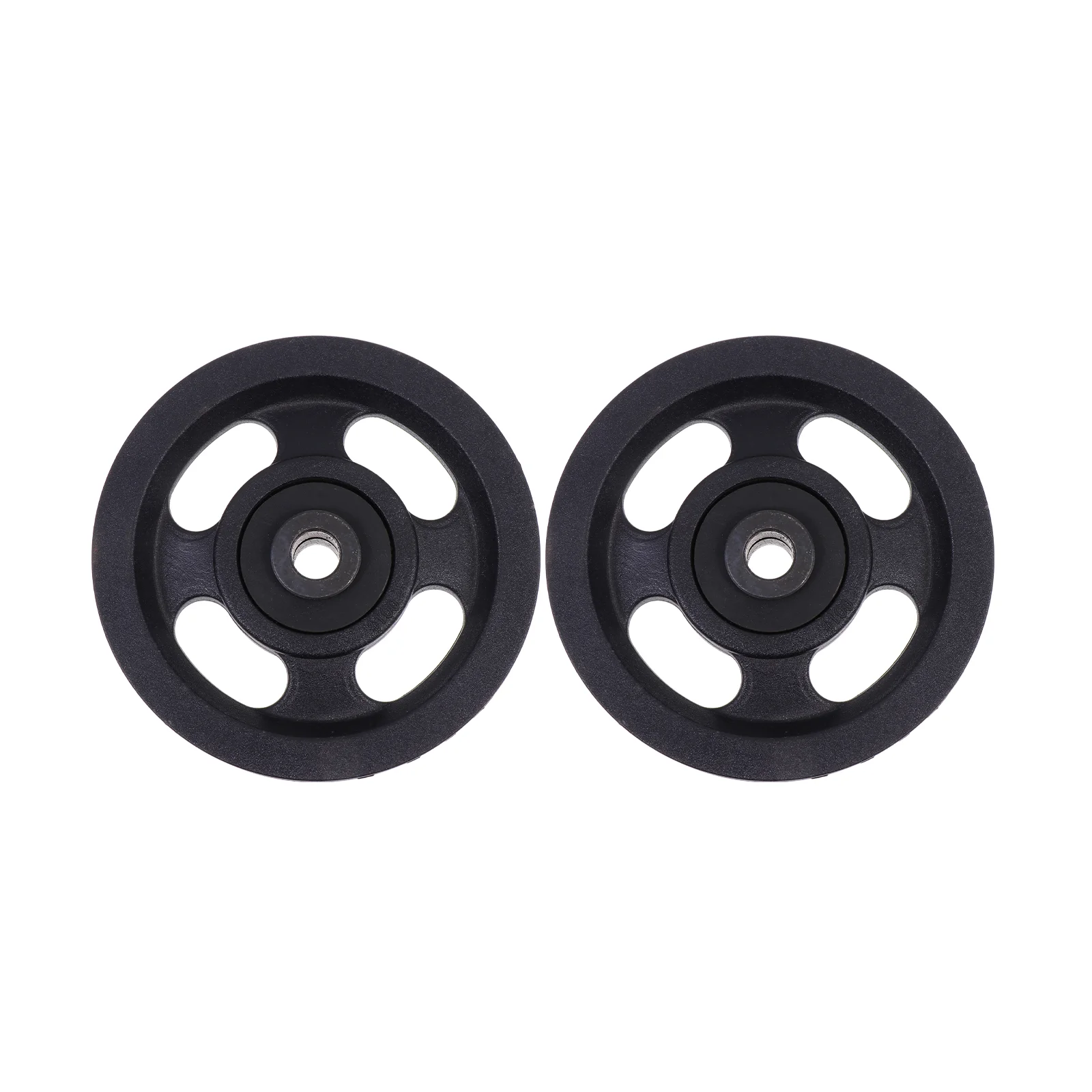 

2Pcs Professional Bearing Pulley Iron Core Wheel Practical Plastic Pulley
