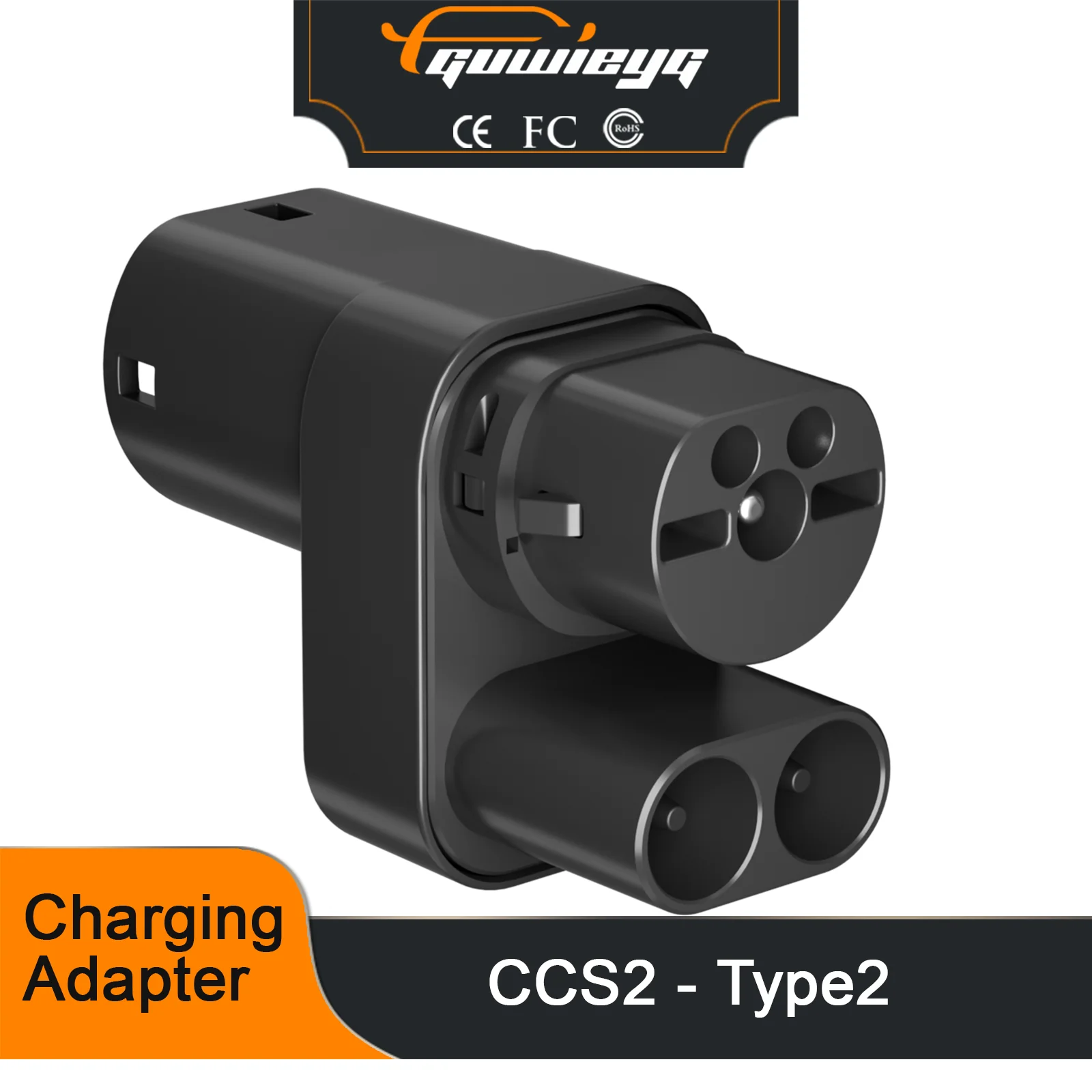 

CCS Combo 2 to Type 2 NACS Adapter Convertor CCS2 EV Charging Adaptor Compatible with Type2 Tesla Model S/X Electric Vehicle