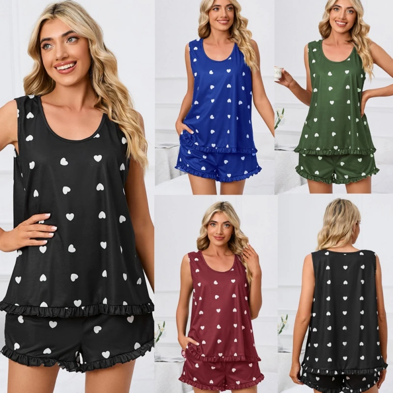 

Женский пижамный комплект с принтом ночная рубашка пикантная Женская удобная домашняя одежда с V-образным вырезом в европейском и американском стиле одежда для сна