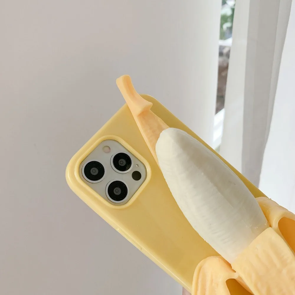 Healing Solid Banana Phone Case for IPhone 17 Air 16 Promax Healing Solid Banana Phone Case for IPhone 17 Air 16 Promax