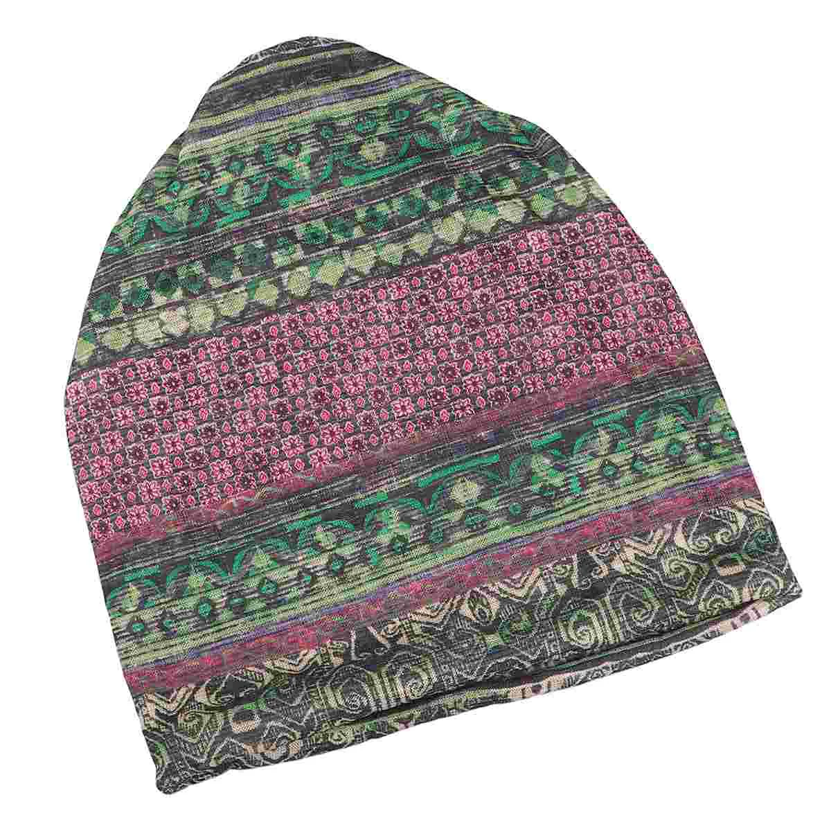 

Womens Chemo Turban Cap Cotton Beanie Hat for Hair Loss Scarf