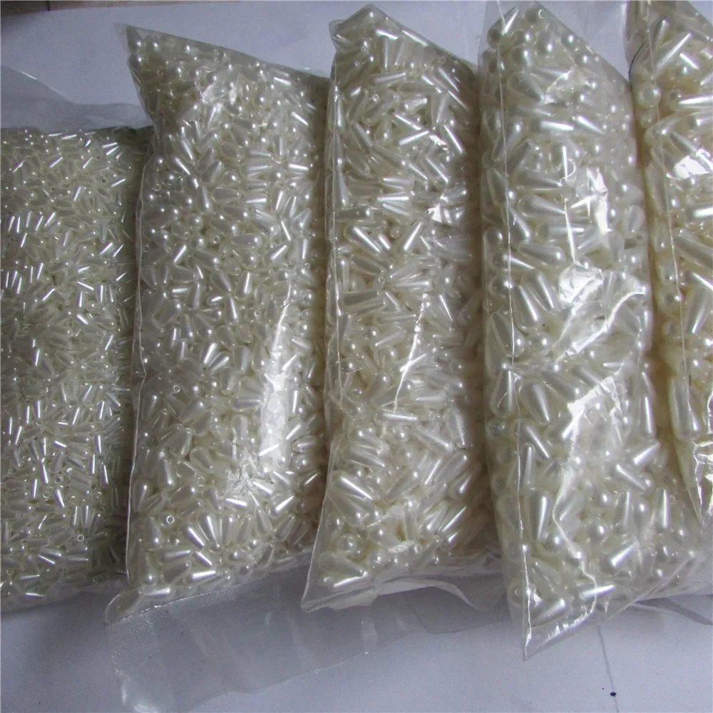 

Аксессуары для волос, искусственный жемчуг, 4 х8 мм-10 х30 мм, 500 г