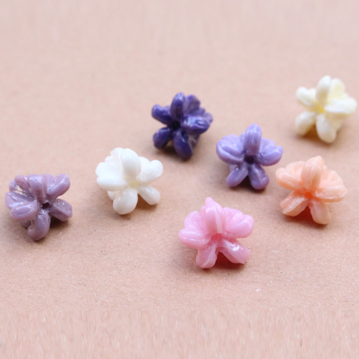 인공 산호 주름 장식 크라운 플라워 루즈 비즈 하와이 바다 스타일 쥬얼리 만들기 DIY 팔찌 목걸이 귀걸이 액세서리