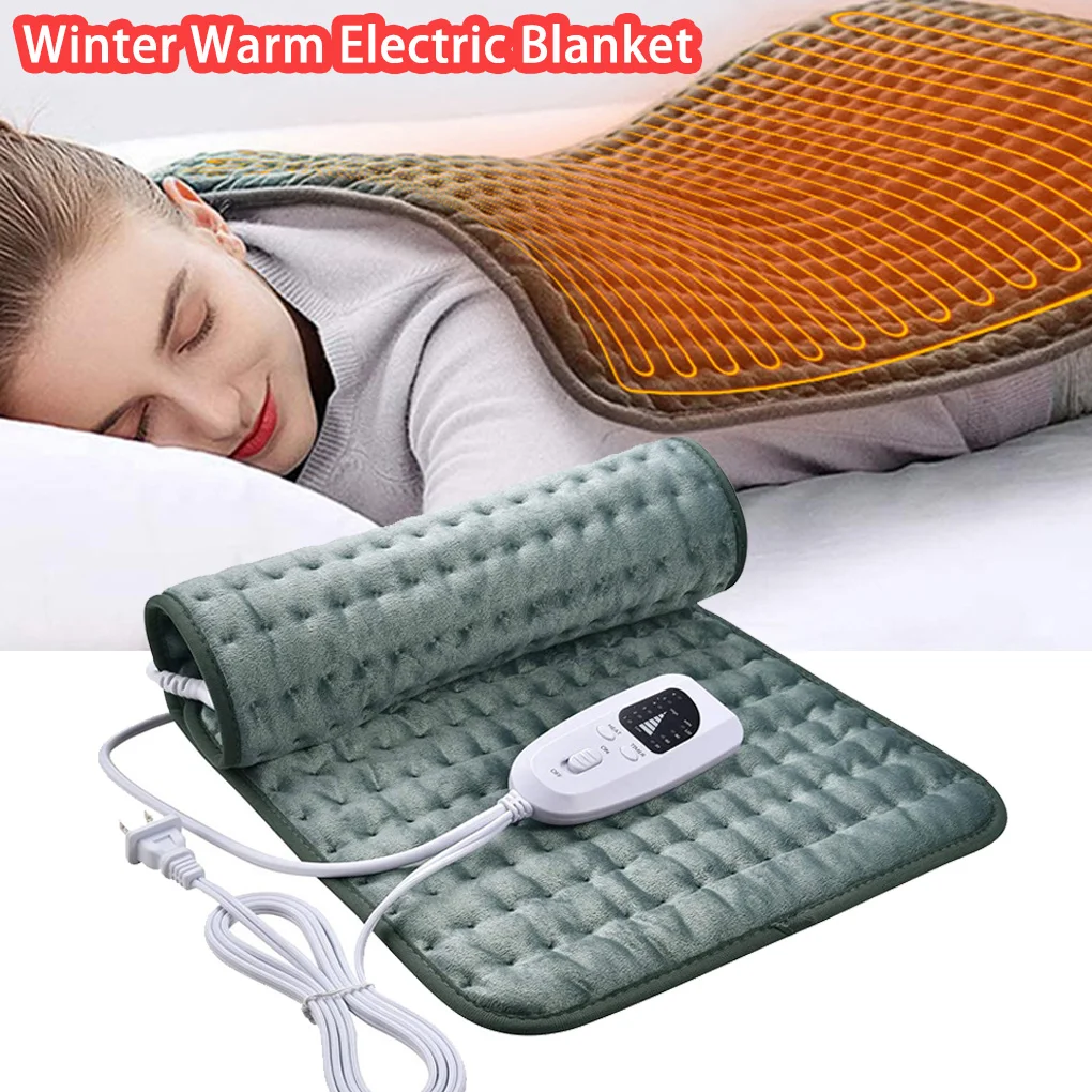 

Electric Heating Pad Bodies Warmers Cushion Winter Body Warmer Pads Heat Up Blanket Therapy Accessory UK-Plug 240V