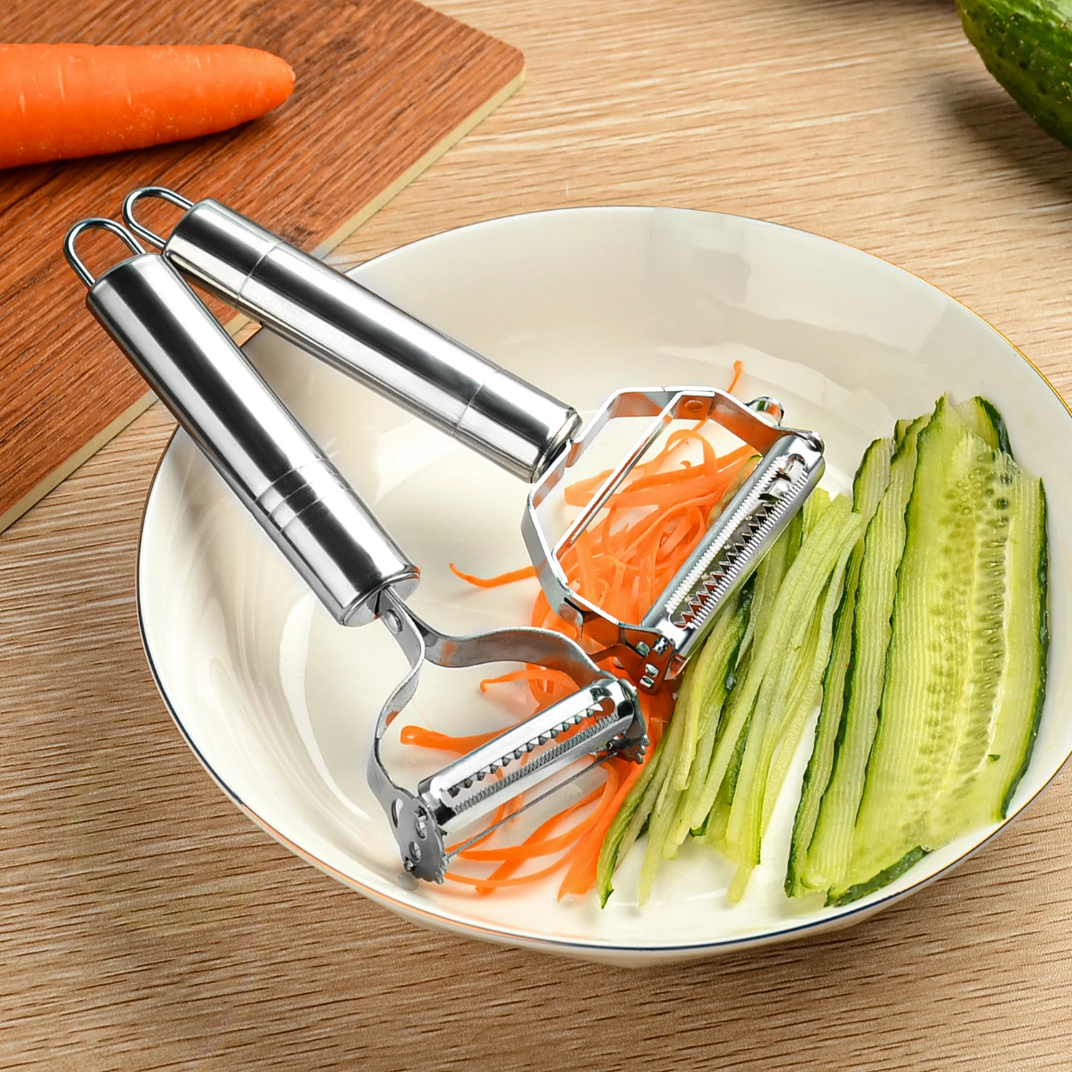 StainlessSteelPeelerFruitVegetableMelonPotatoCarrotCucumber