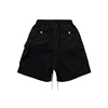 High Quality Luxury Front Zipper Hip Hop Shorts 2024 New Summer Fashion Men Casual Loose Drawstring Shorts 2