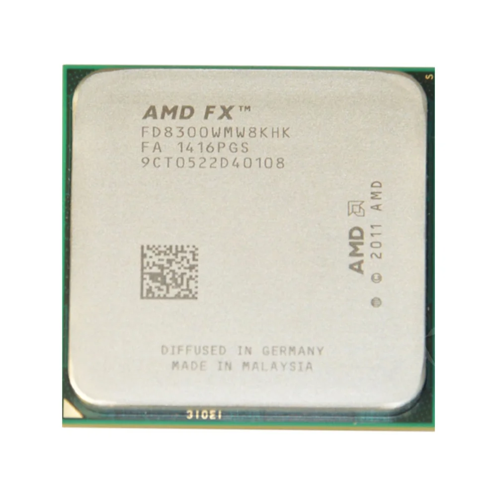 Processador Amd-fx8300 Fx8300 Soquete Am3 Mais Cpu 95w 3.3 Ghz Core 8m Pacote em Massa fx 8300