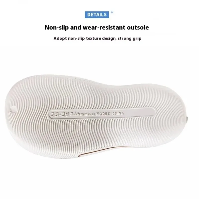 White Chunky Platform Clogs Shoes for Women Thick Bottom Non Slip Beach Sandals Woman Summer Fashion Wedges EVA Sandals Slippers