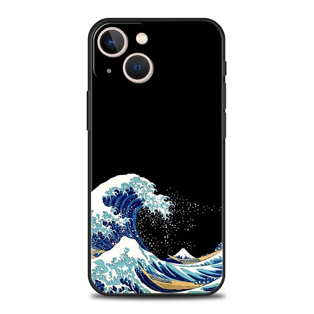 Luxury Phone Case Featuring The Great Wave Of Kanagawa Design