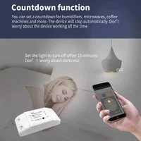 Tuya WiFi Smart Switch APP Wireless Controller Universal Breaker Timer Smart Life Work Switch Lncluding Bluetooth 4