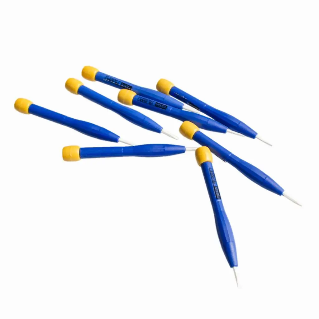 8PCS Frequenz Einstellen Schraubendreher Anti-statische Kunststoff Keramik Set Schlitz und Phillips 90MM Hohe Qualität – Detail 2