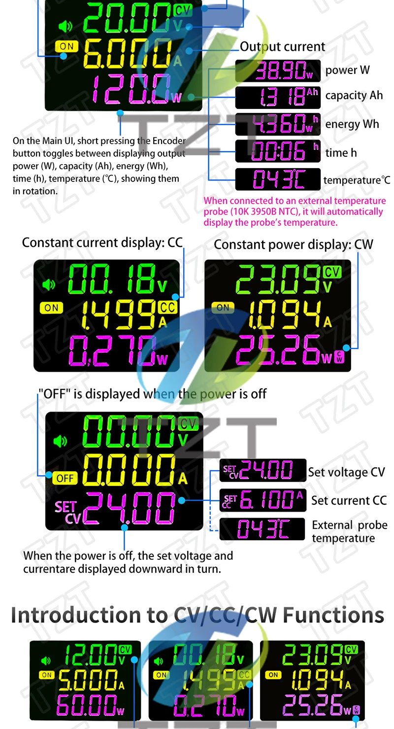 SK120 SK120X DC Buck Boost Converter CNC Einstellbare Geregelte Stromversorgung Modul Konstante Spannung Strom Solar Lade Modul – Detail 32
