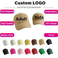 SLECKTON Customized Logo Baseball Hat for Kids and Adult Family Caps Logo Print Summer Sun Hat Outdoor Activity Wholesale Gorros 1