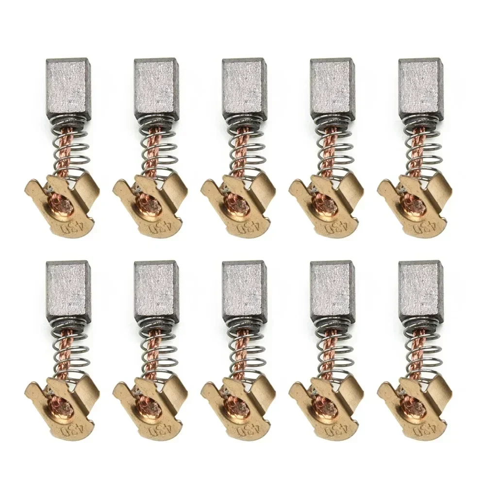 10pcs Carbon Brushes Replacement For 18V Angle Grinder CB-430 BGA450 BGA452 DGA452 GA400 BGA402 Replacement Accessories