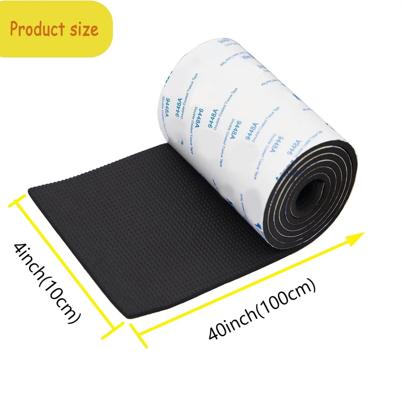 4x40 inch Non Slip pad Sticky Backing Self Adhesive EVA Foam Cuttable Furniture Pads Anti-Scratch