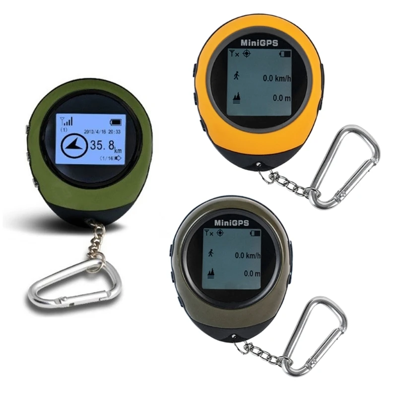 

Handheld Mini GPS Tracker Navigation Receiver Logger Rechargeable Location Finder With Compass For Traveler Mount Sports