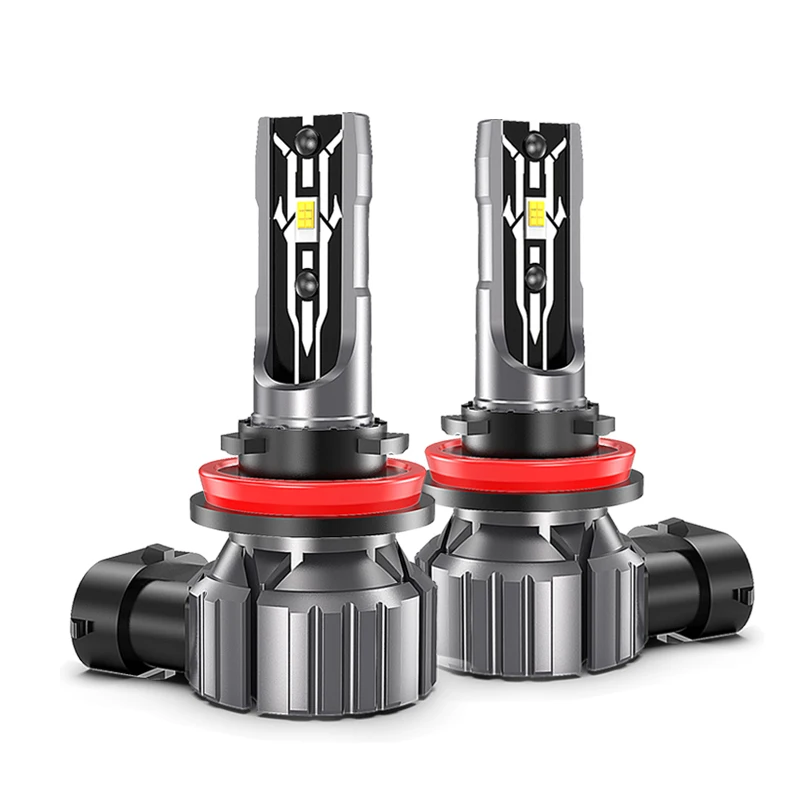 

DAWNKNIGHT H11 H4 H7 6000K Fanless Led Fog Light Bulb 5530 Chip 9006 HB3 9005 HB4 H8 LED Mini Size Auto Led Headlamp 12V