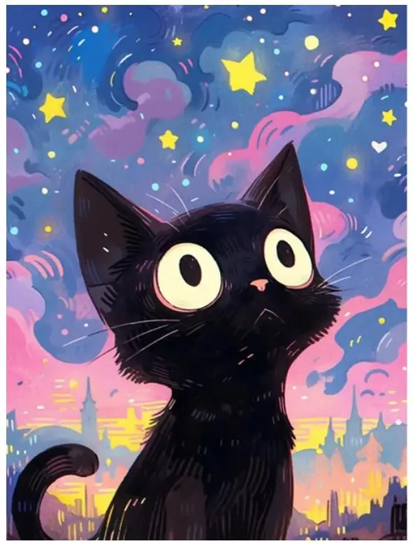 ダイヤモンドペインティングキット 猫と花の風景 90㎝×65cm DAC ダイヤモンドペインティングキット 猫と花の風景 90㎝×65cm DAC Amazon |