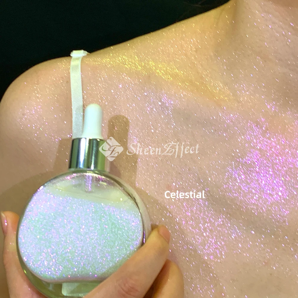 Sheeneffect Glitter Body Face Diamond Dry Oil Body Glitter Highlighter Body Shine Glitter Makeup For Face 2