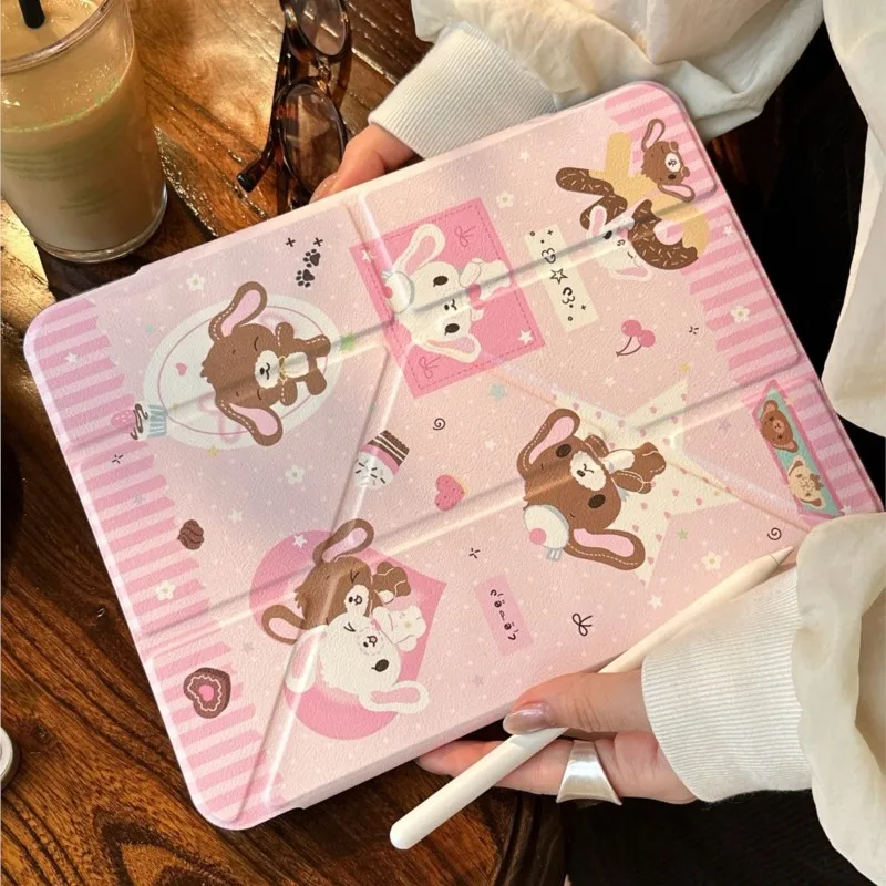 Adorable Rabbit Design Tablet Case - Universal Fit Cover