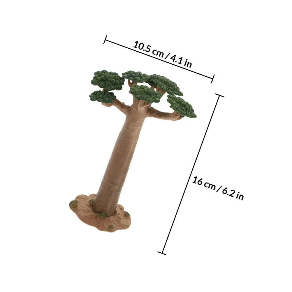 3Pcs 원숭이 바오밥 나무 미니 작은 식물 모델 DIY 풍경 레이아웃 모래 테이블 가짜 나무 건축 풍경 소품